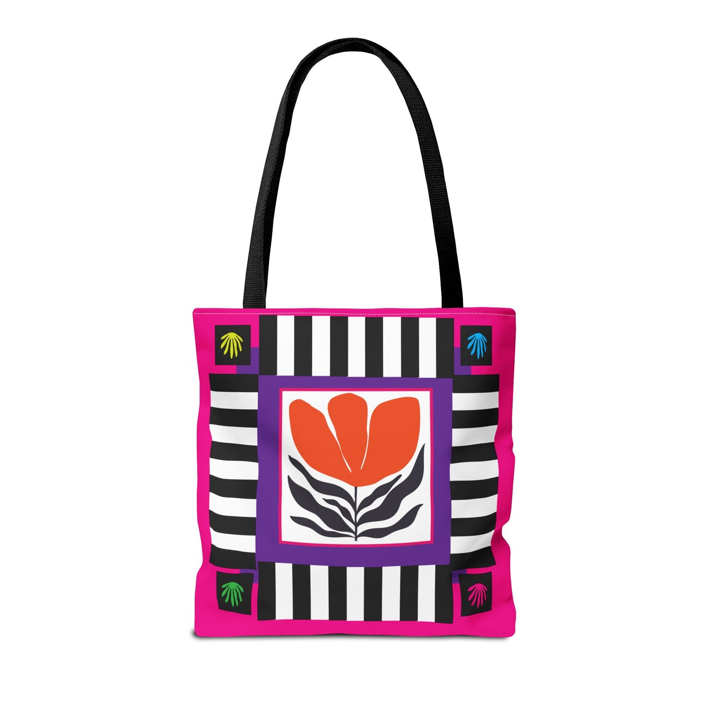 Orange Petal Pop Tote Bag