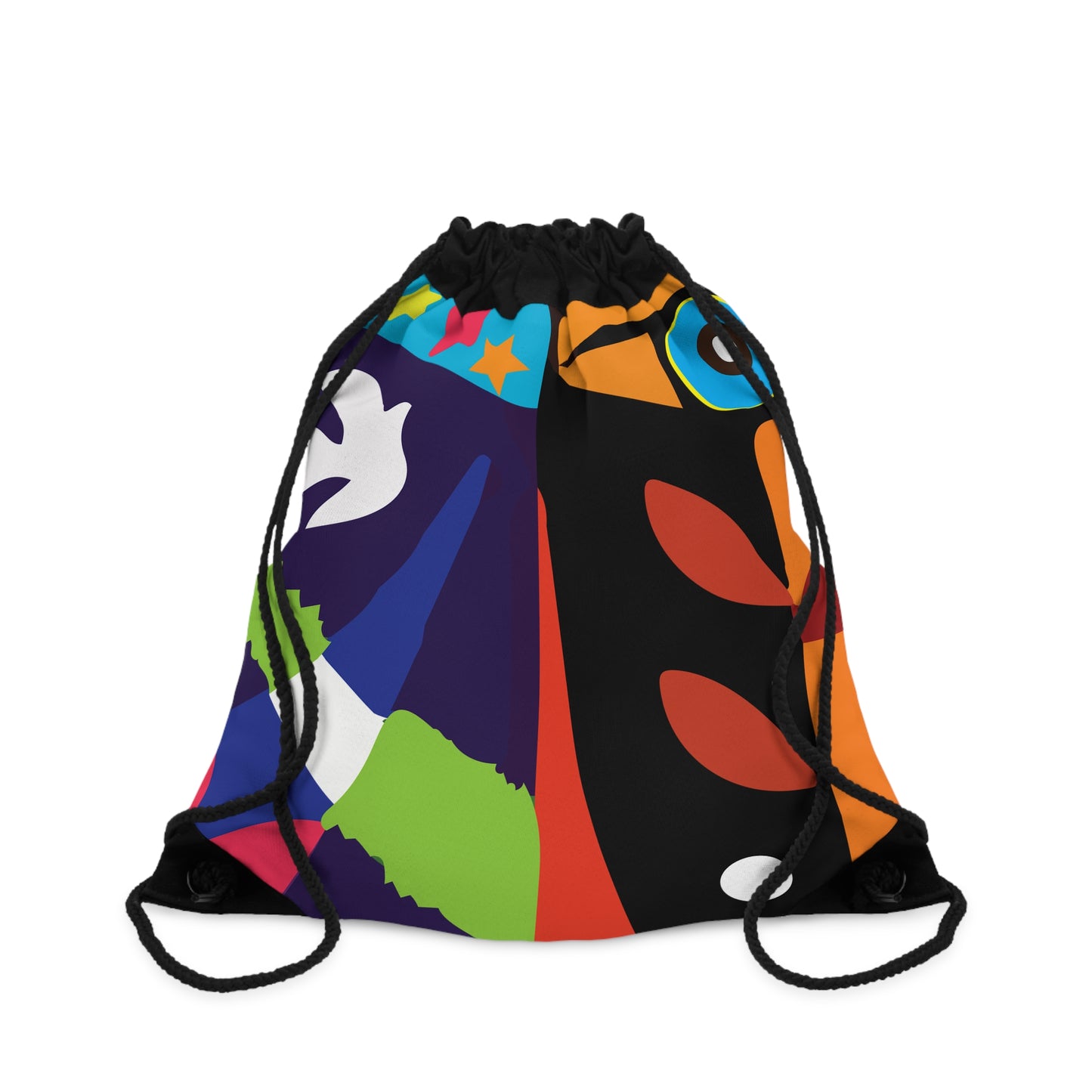 Urban Script Drawstring Bag
