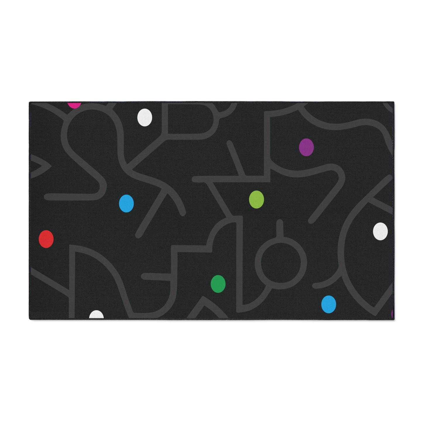 Pop Dots of Color Heavy Duty Floor Mat