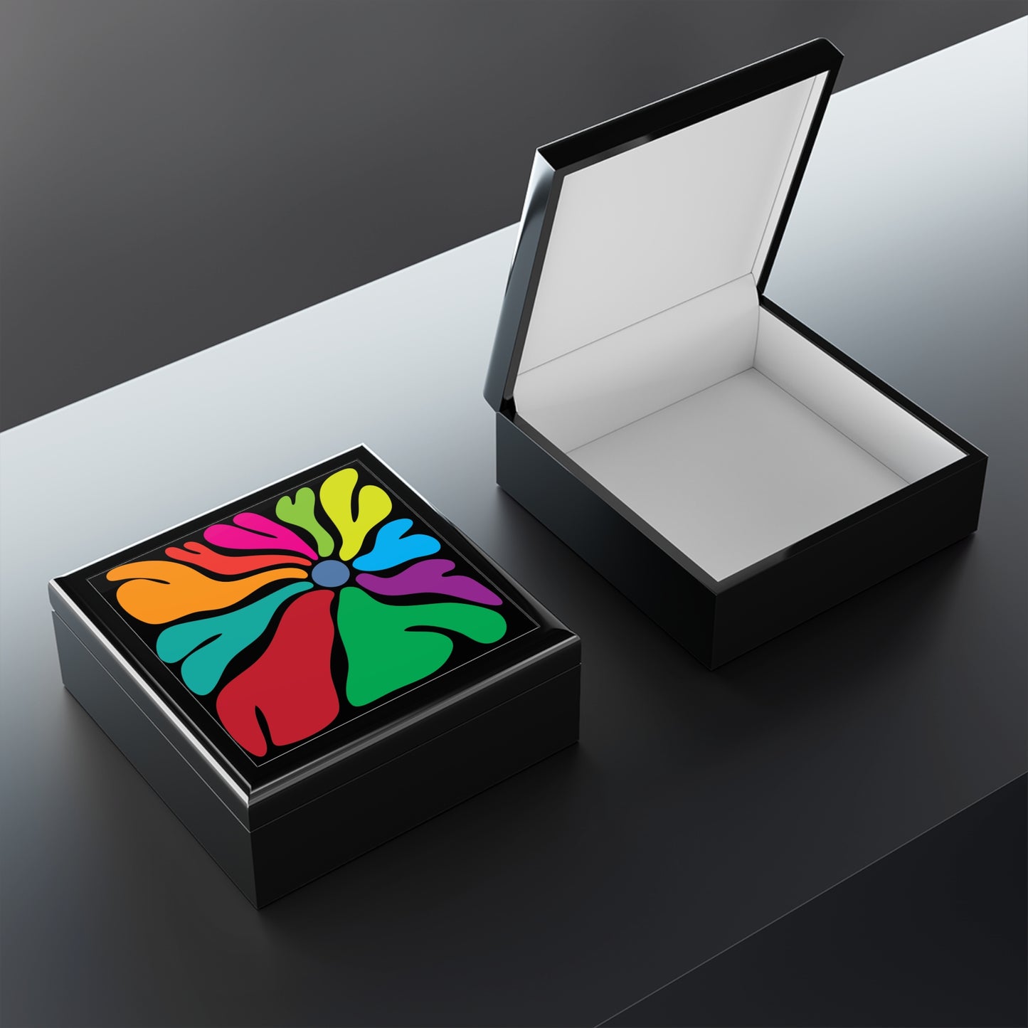 Hippie Flower Jewelry Box