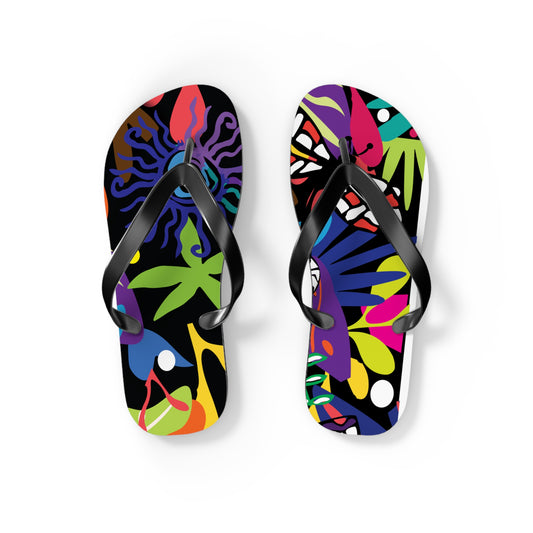 Twilight Bouquet Flip Flops