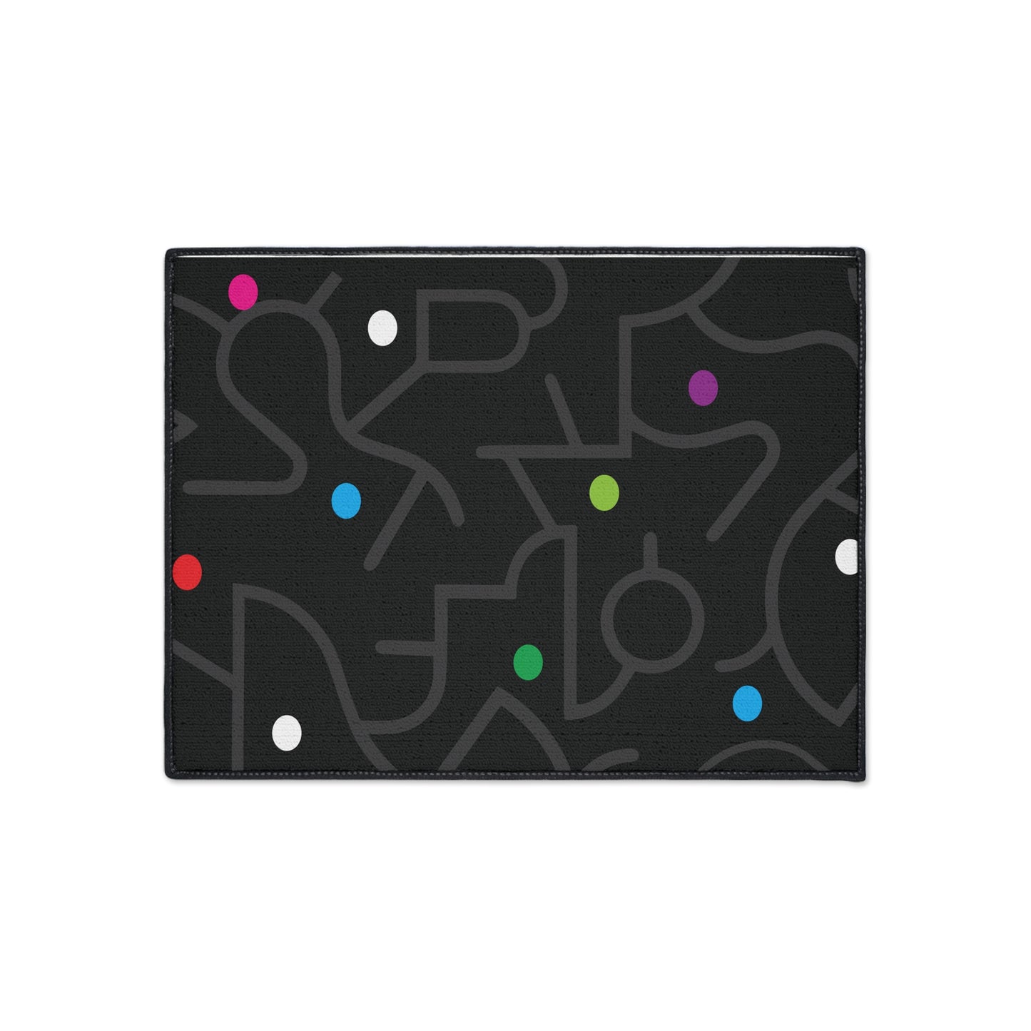 Pop Dots of Color Heavy Duty Floor Mat