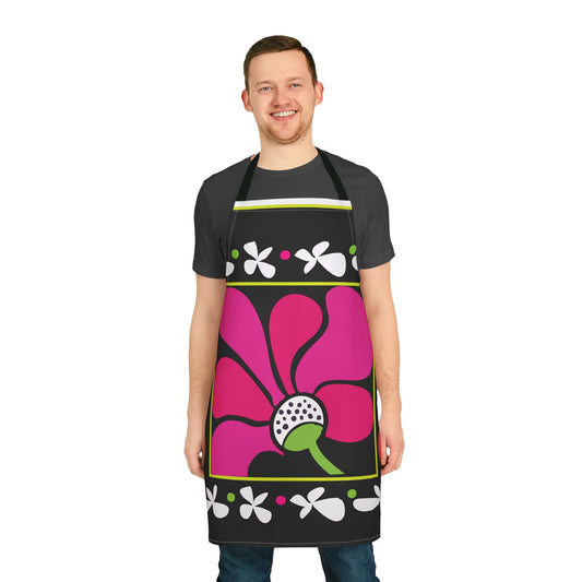 Pink Petal Pop Apron