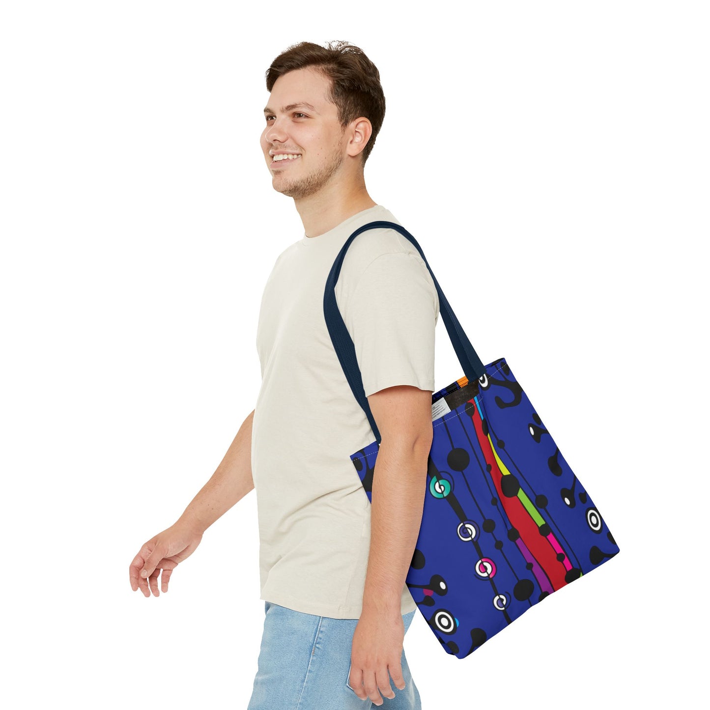 Blue Groove Tote Bag