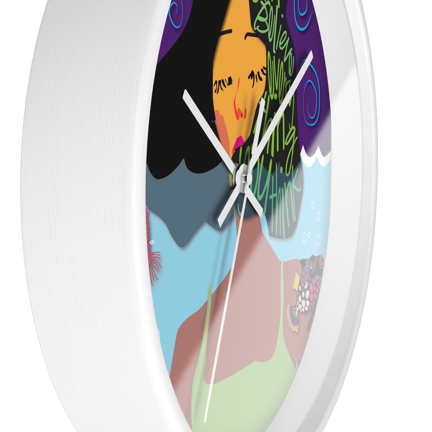 Grow Where You're Planted Wall Clock