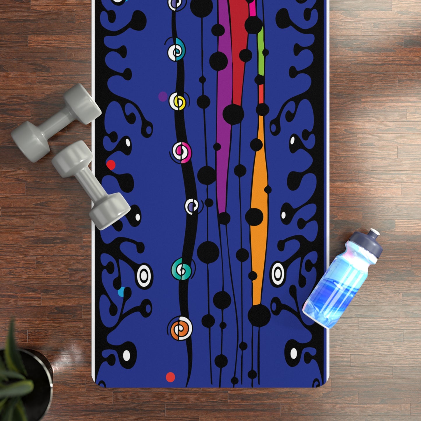 Blue Groove Rubber Yoga Mat