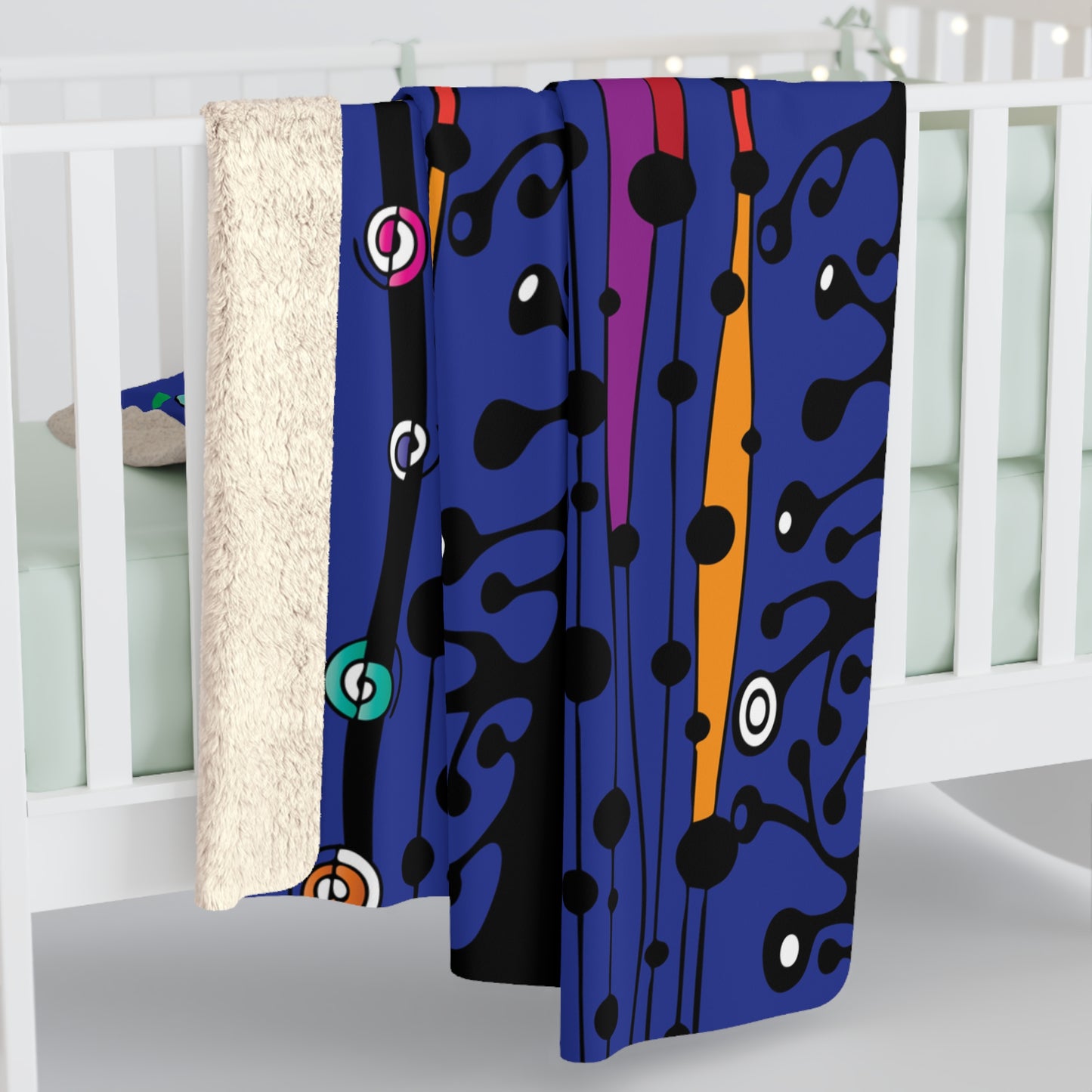 Blue Groove Sherpa Fleece Blanket
