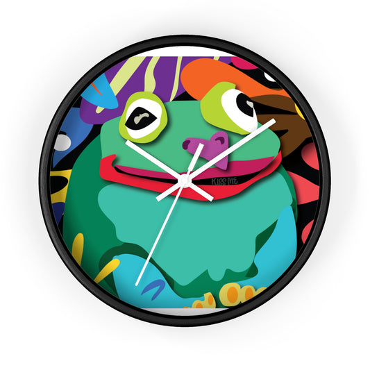 Frogolicious Wall Clock