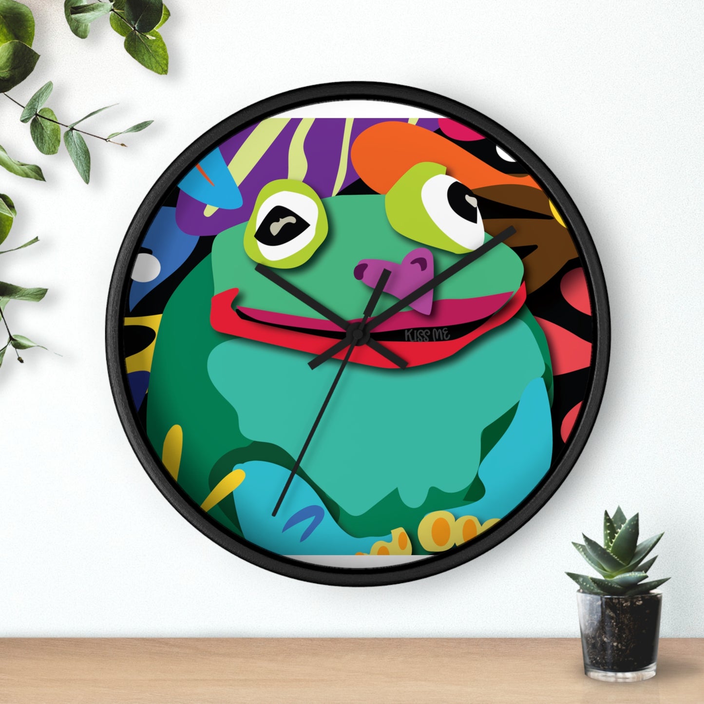 Frogolicious Wall Clock