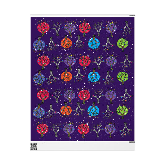 Holiday Trees Wrapping Papers