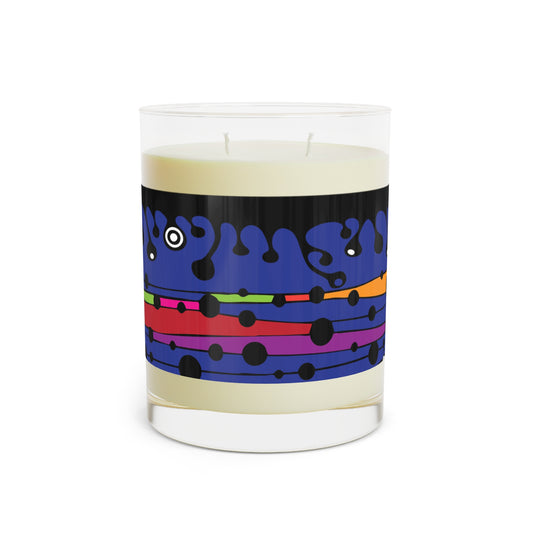Blue Groove Scented Candle - Full Glass, 11oz