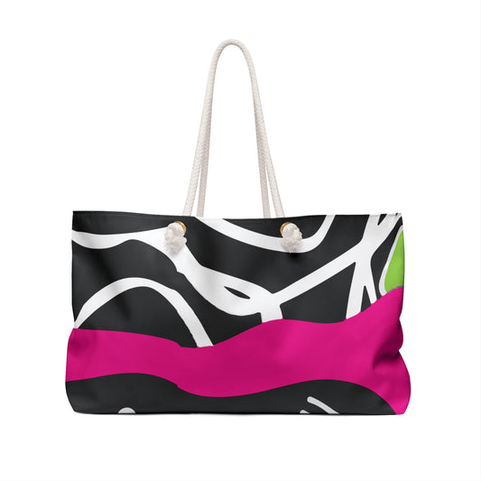 Electric Geometry Weekender Bag