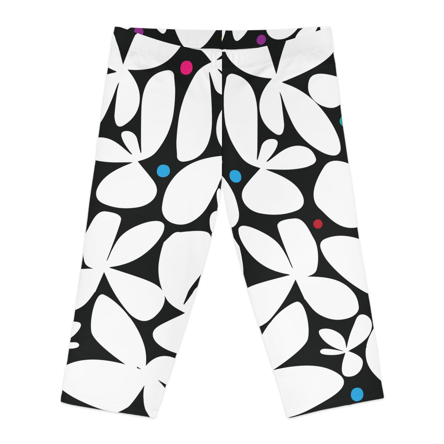 Daisy Dazzle Women's Capri Leggings