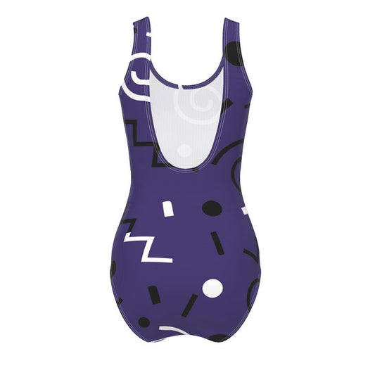 Purple Swirlverse Swimsuit