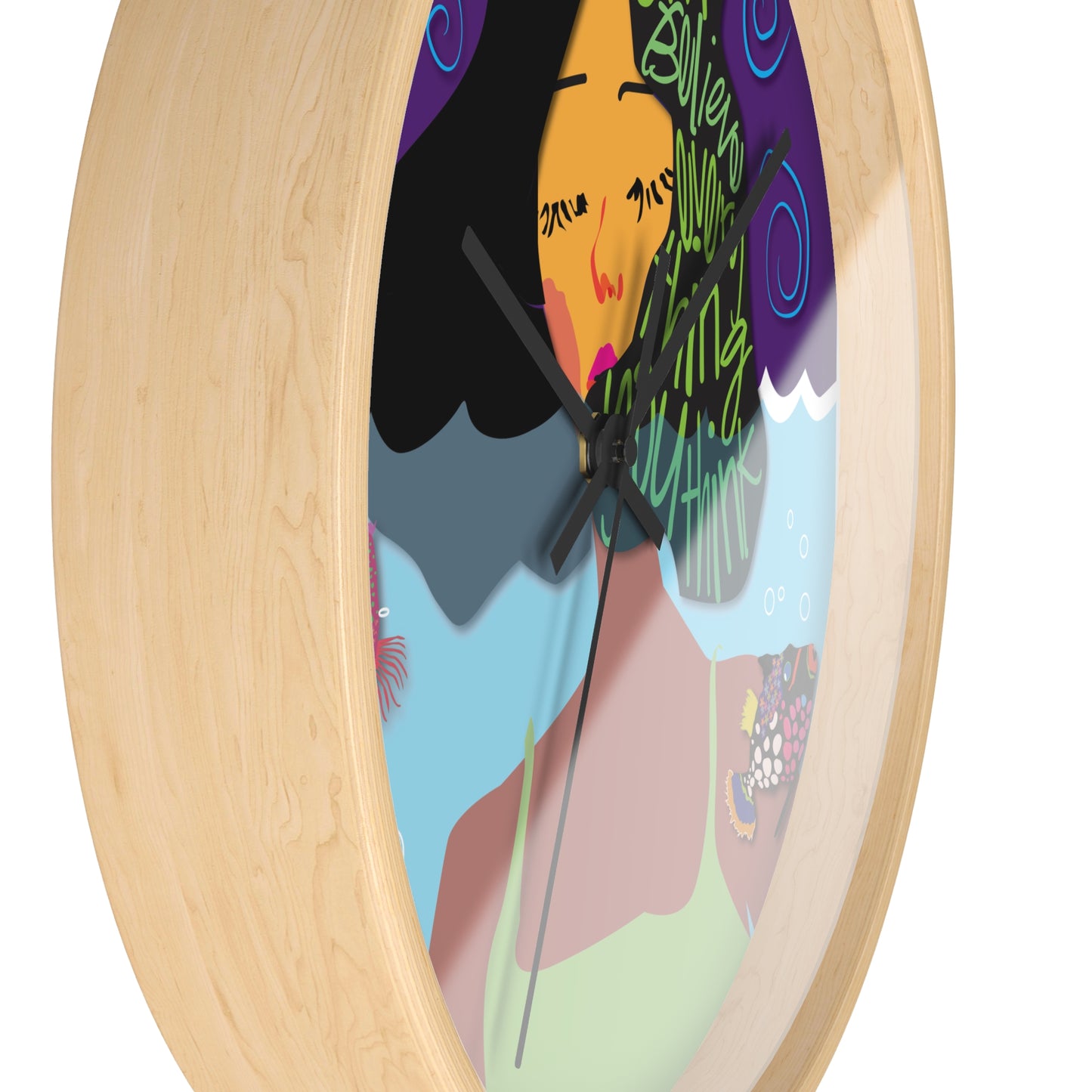 Grow Where You're Planted Wall Clock