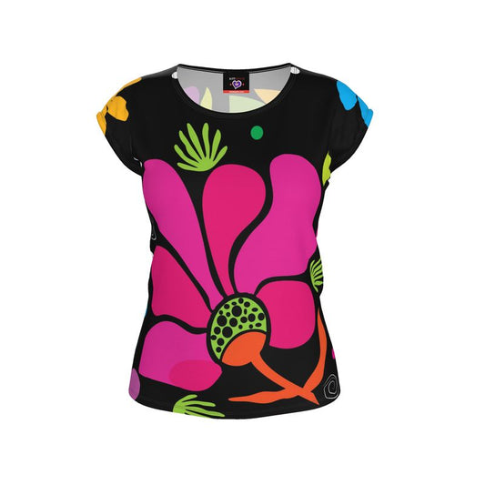 Bloom Noir Ladies T