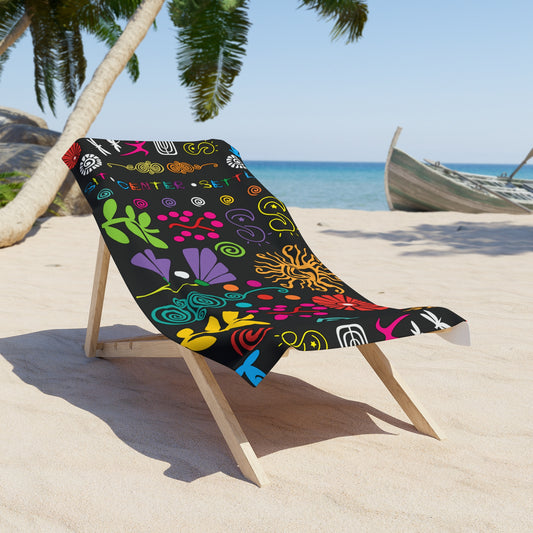 Sit settle Beach Towel