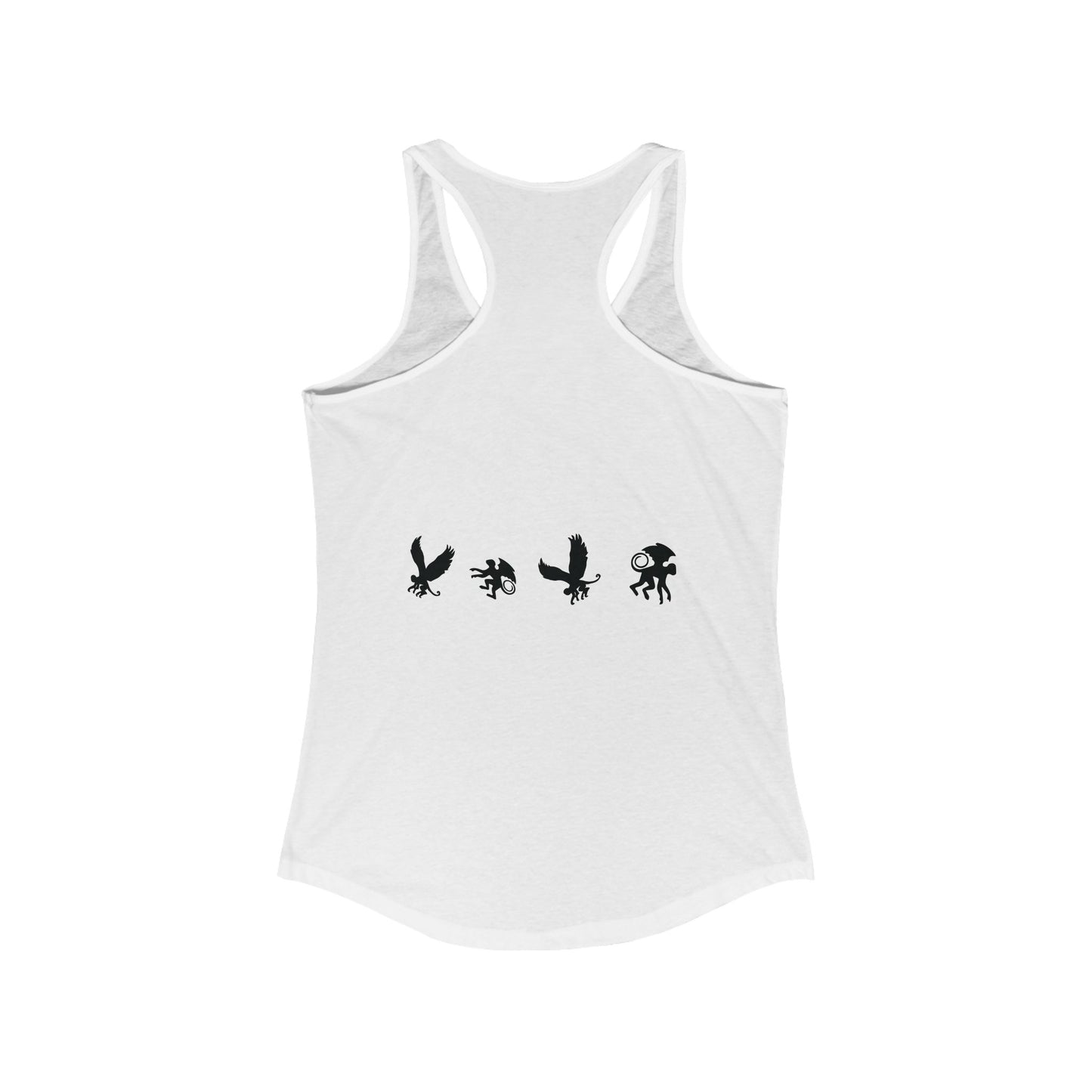 Don't Make Me Get My Monkeys Women's Racerback Tank