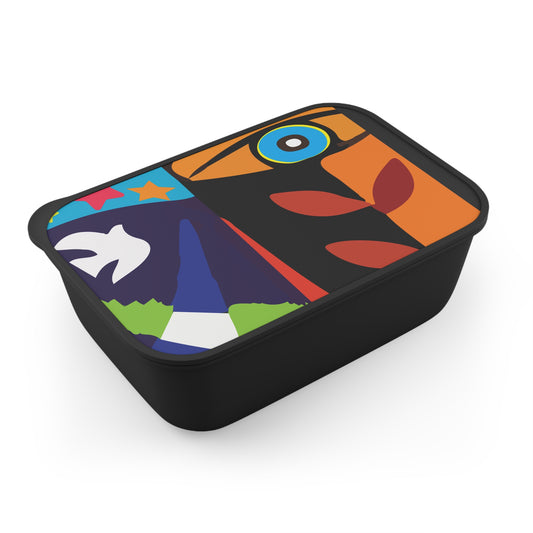 Urban Spirit PLA Bento Box with Band and Utensils