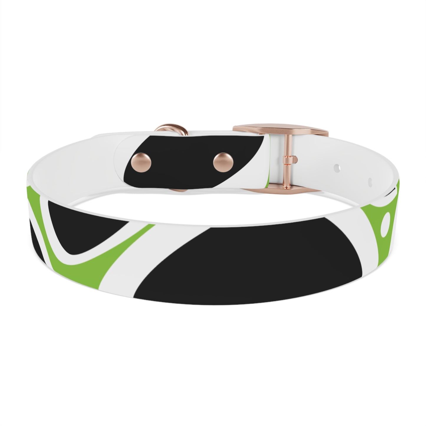 Lime Vivid Petal Edge Dog Collar