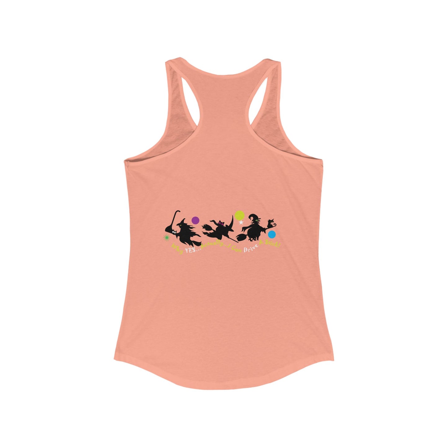 Halloween Witch Women's Ideal Racerback Tank