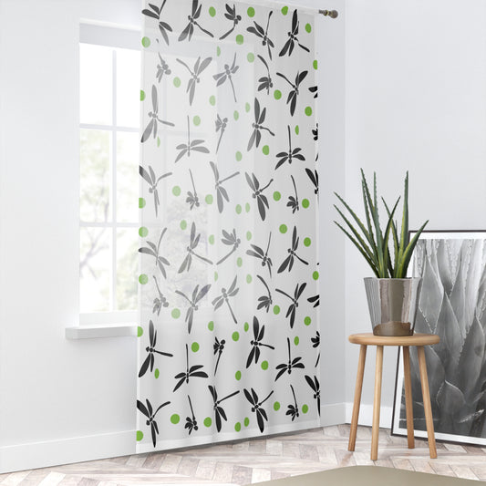 Dragon Fly Window Curtain