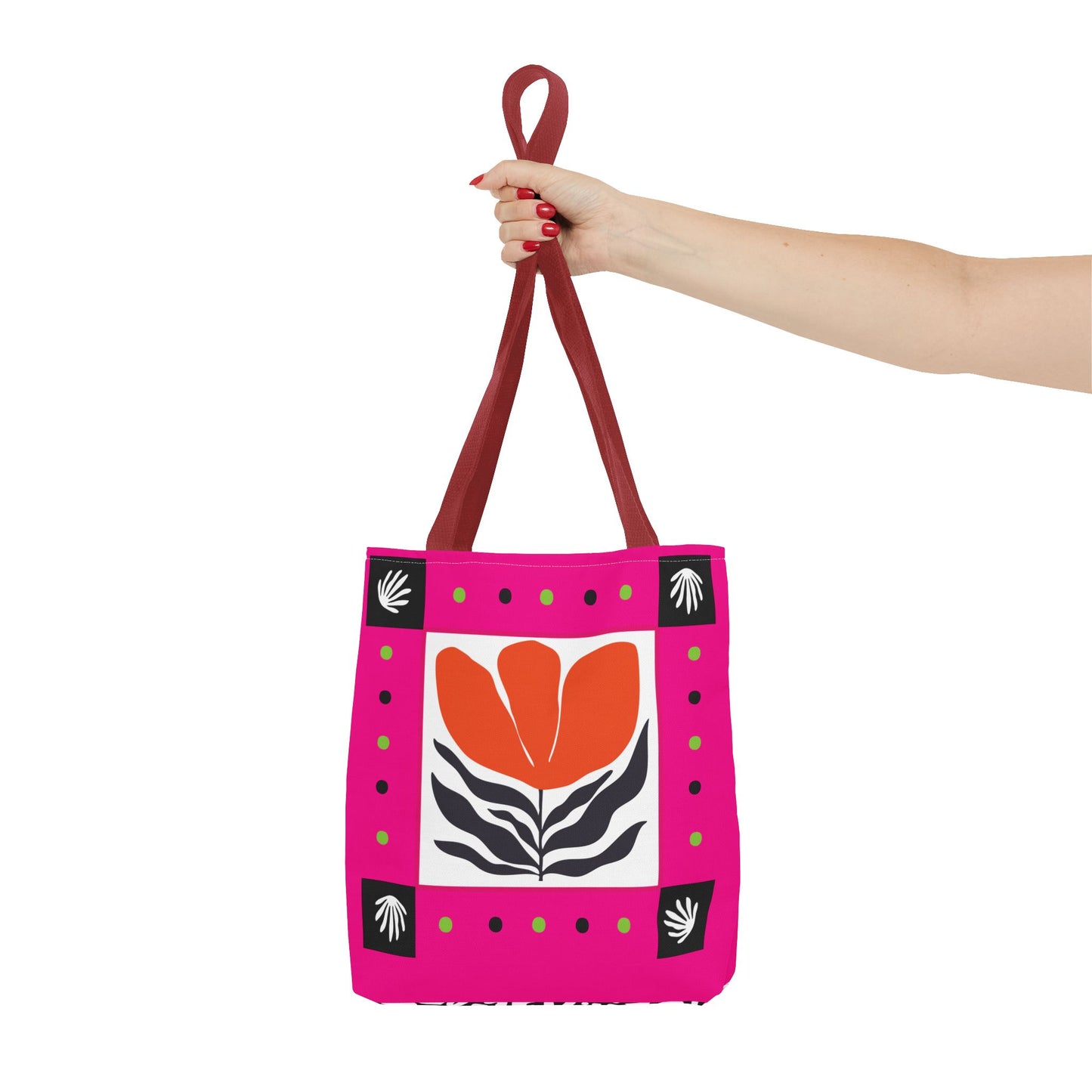 Orange Petal Pop Tote Bag