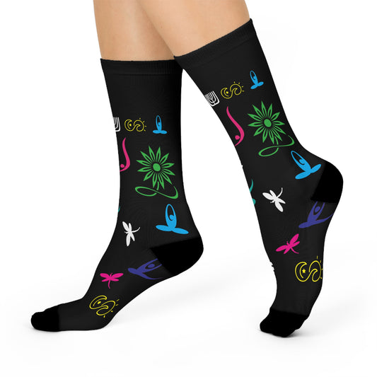 I Love Yoga Cushioned Crew Socks