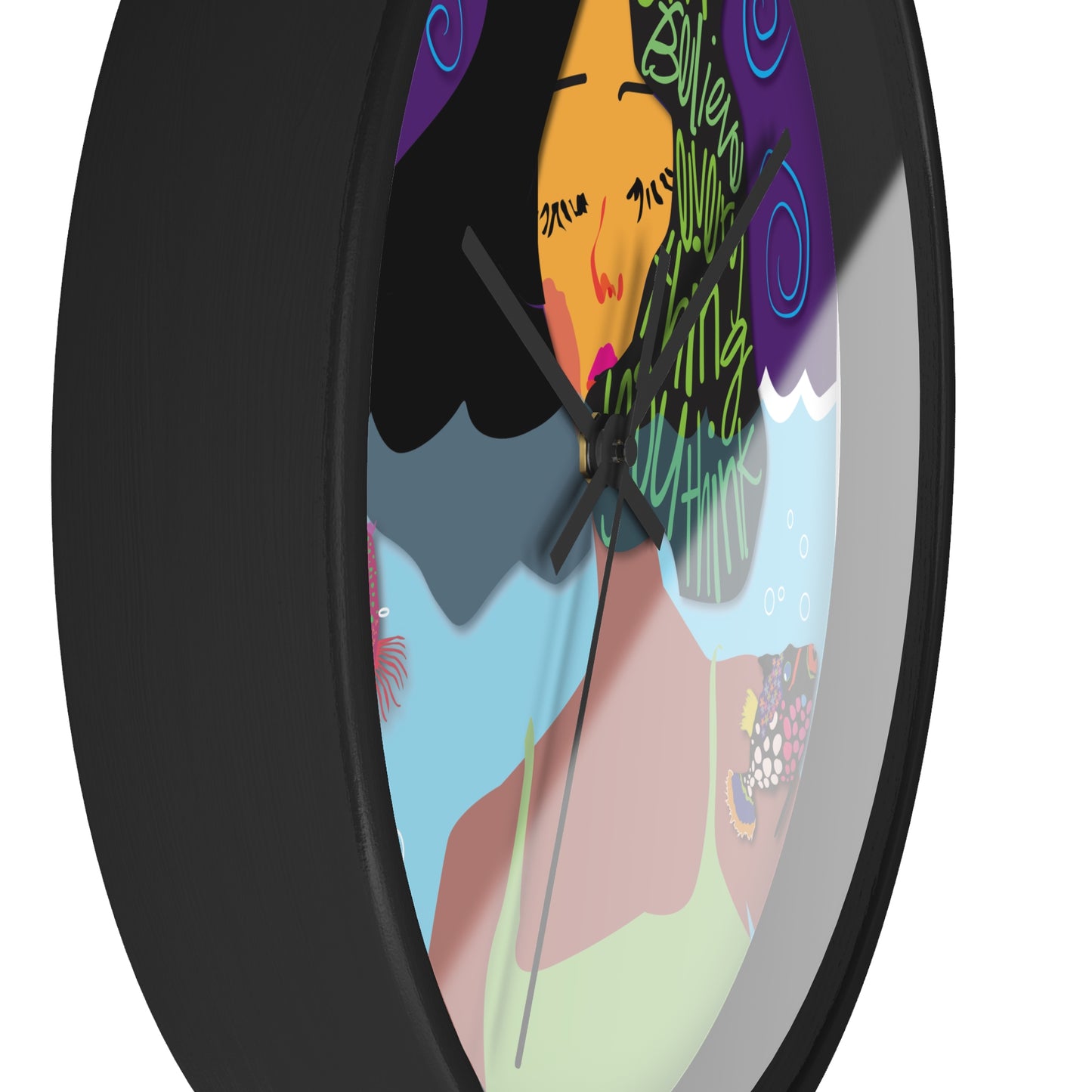 Grow Where You're Planted Wall Clock