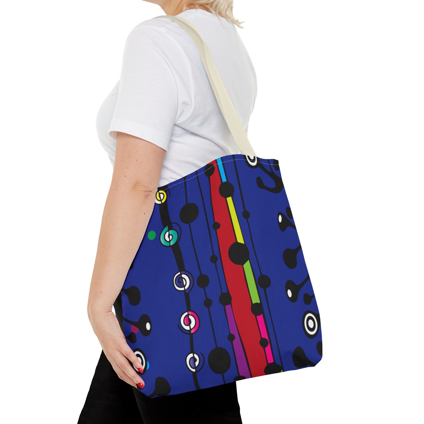 Blue Groove Tote Bag