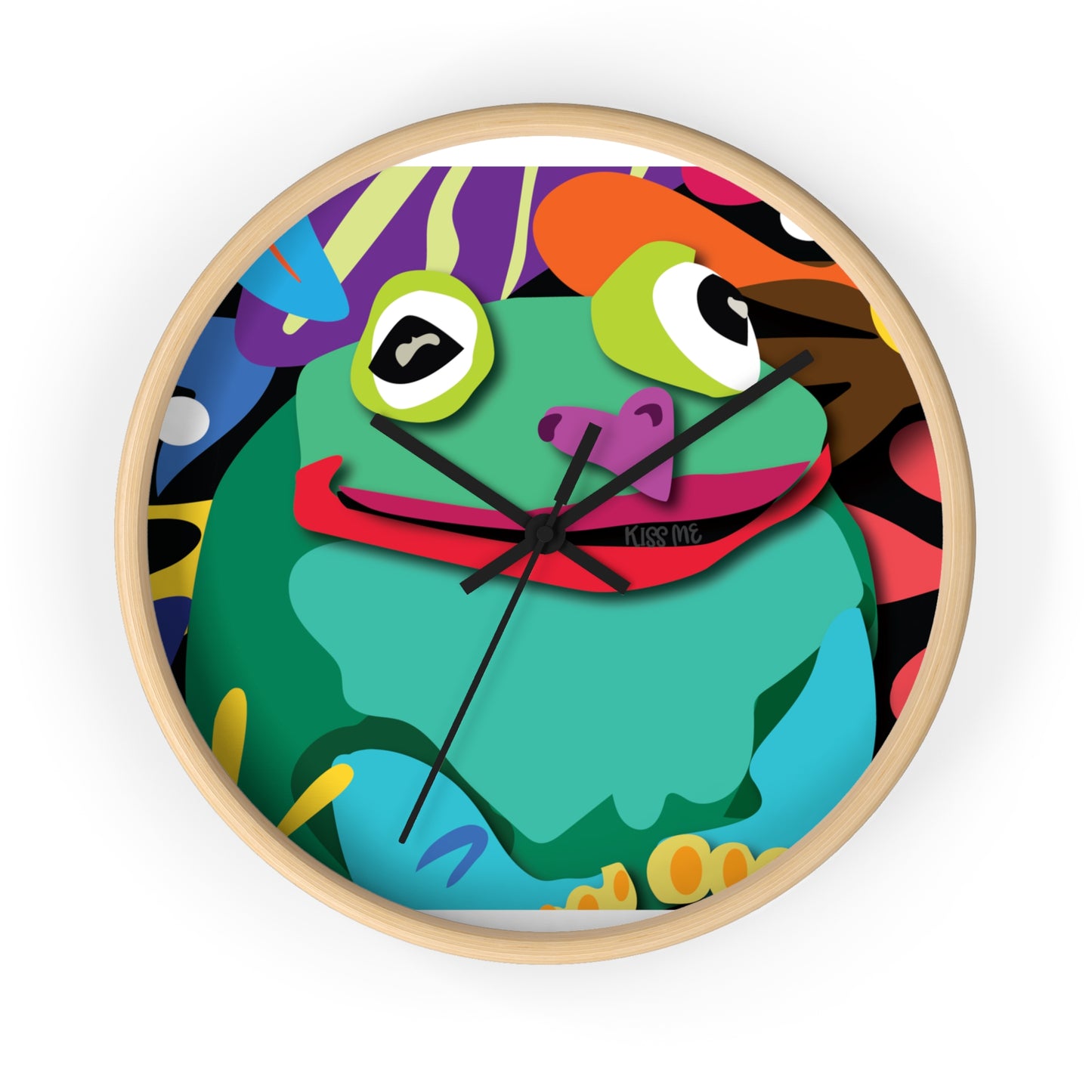 Frogolicious Wall Clock