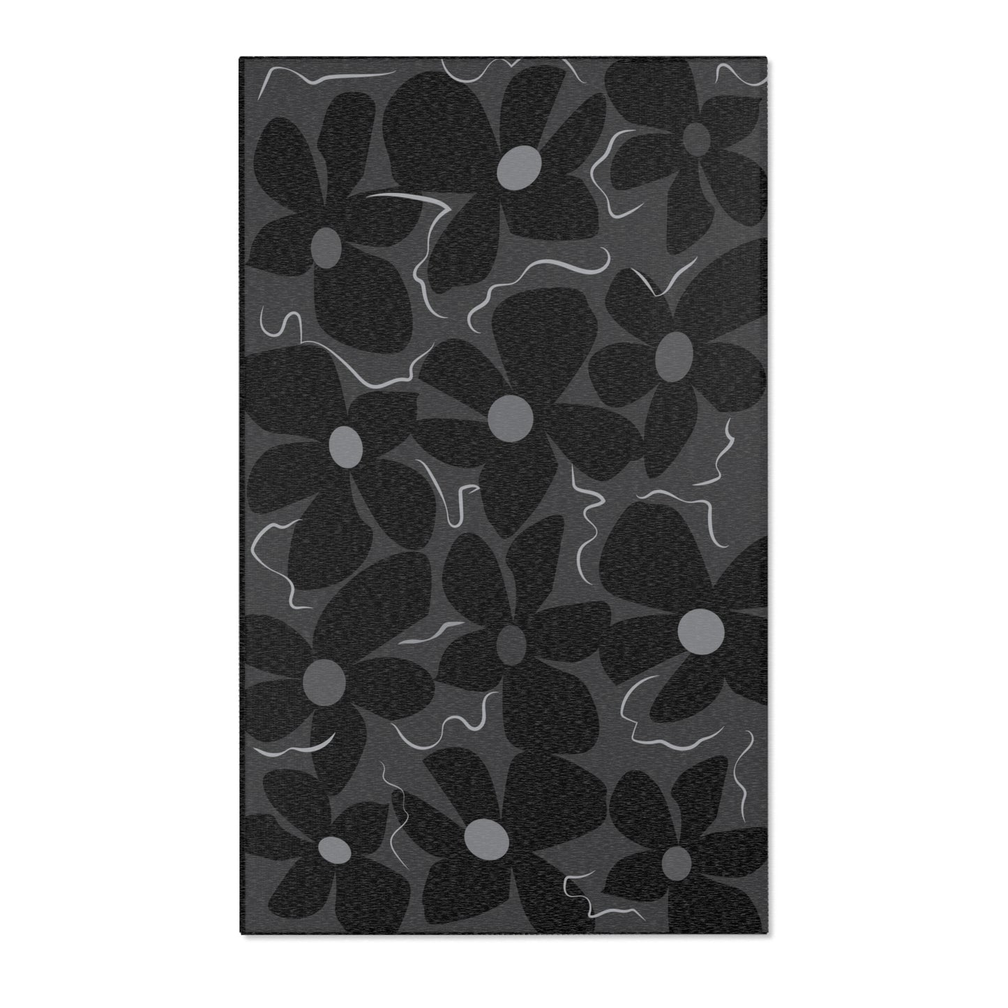 Midnight Modflower Area Rug