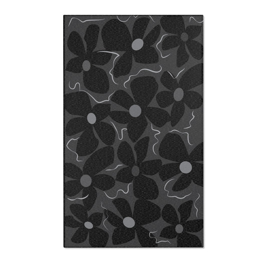 Midnight Modflower Area Rug