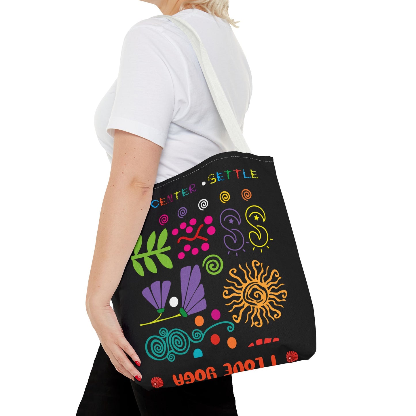 I Love Yoga Tote Bag