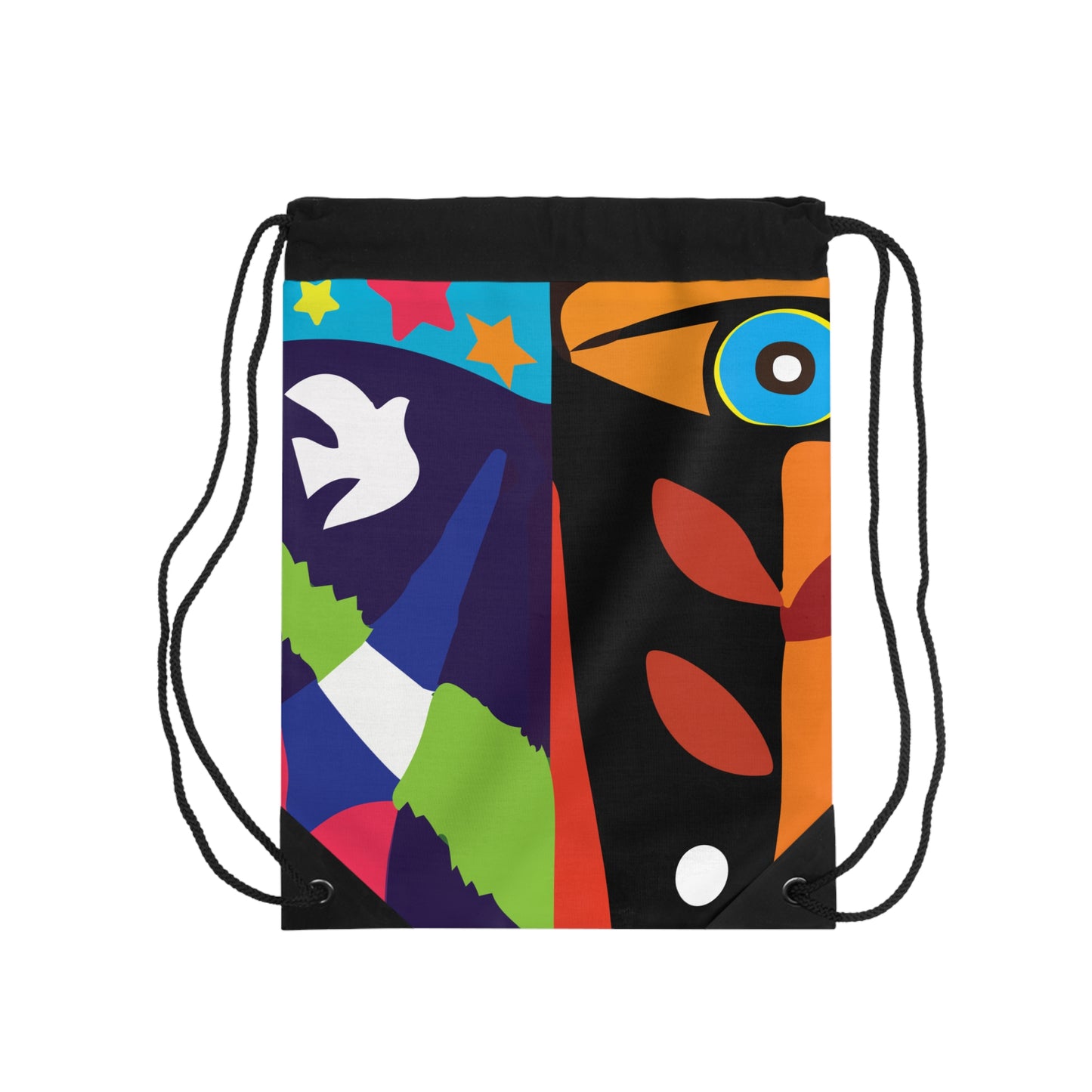 Urban Script Drawstring Bag