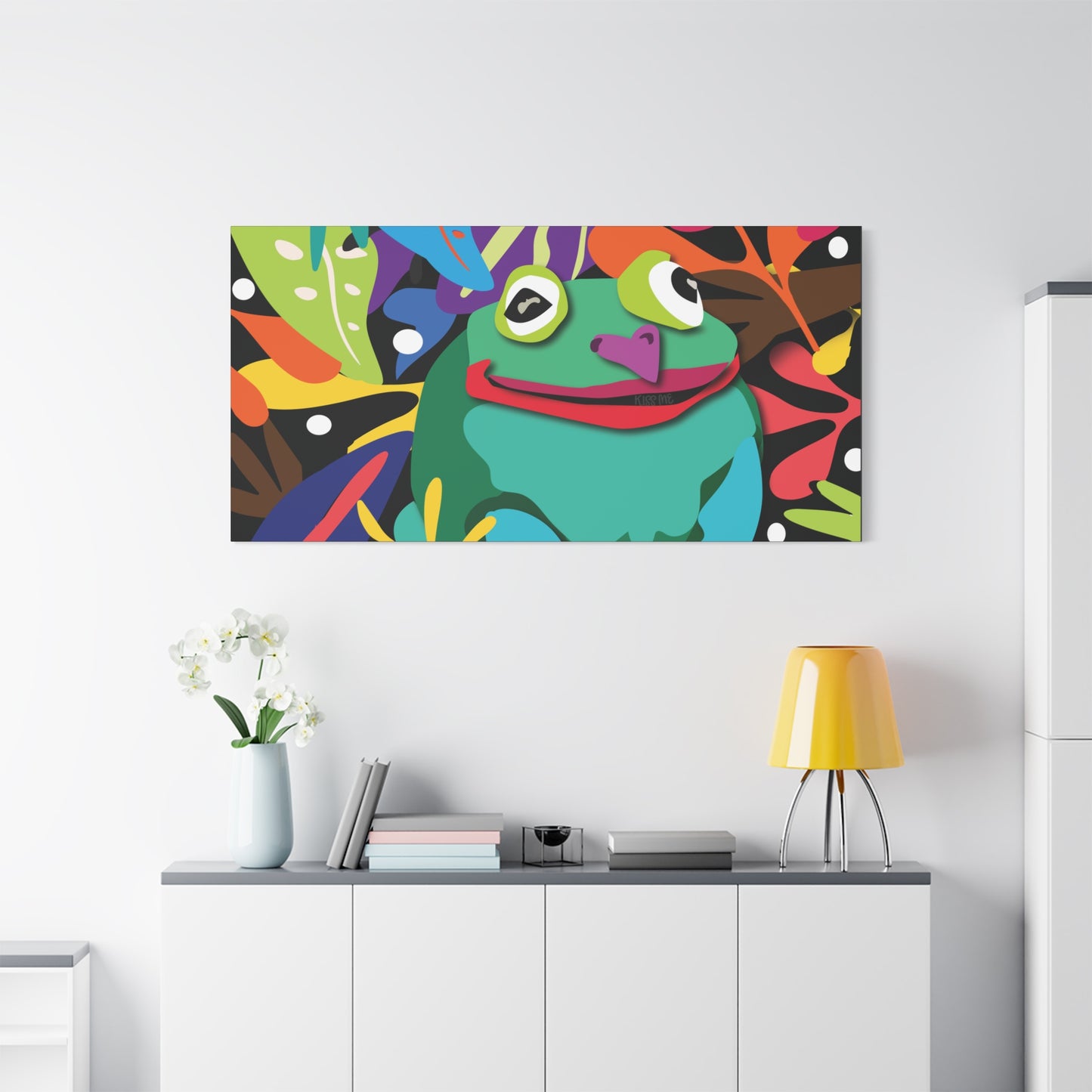 Frogalicous Matte Canvas, Stretched, 1.25"