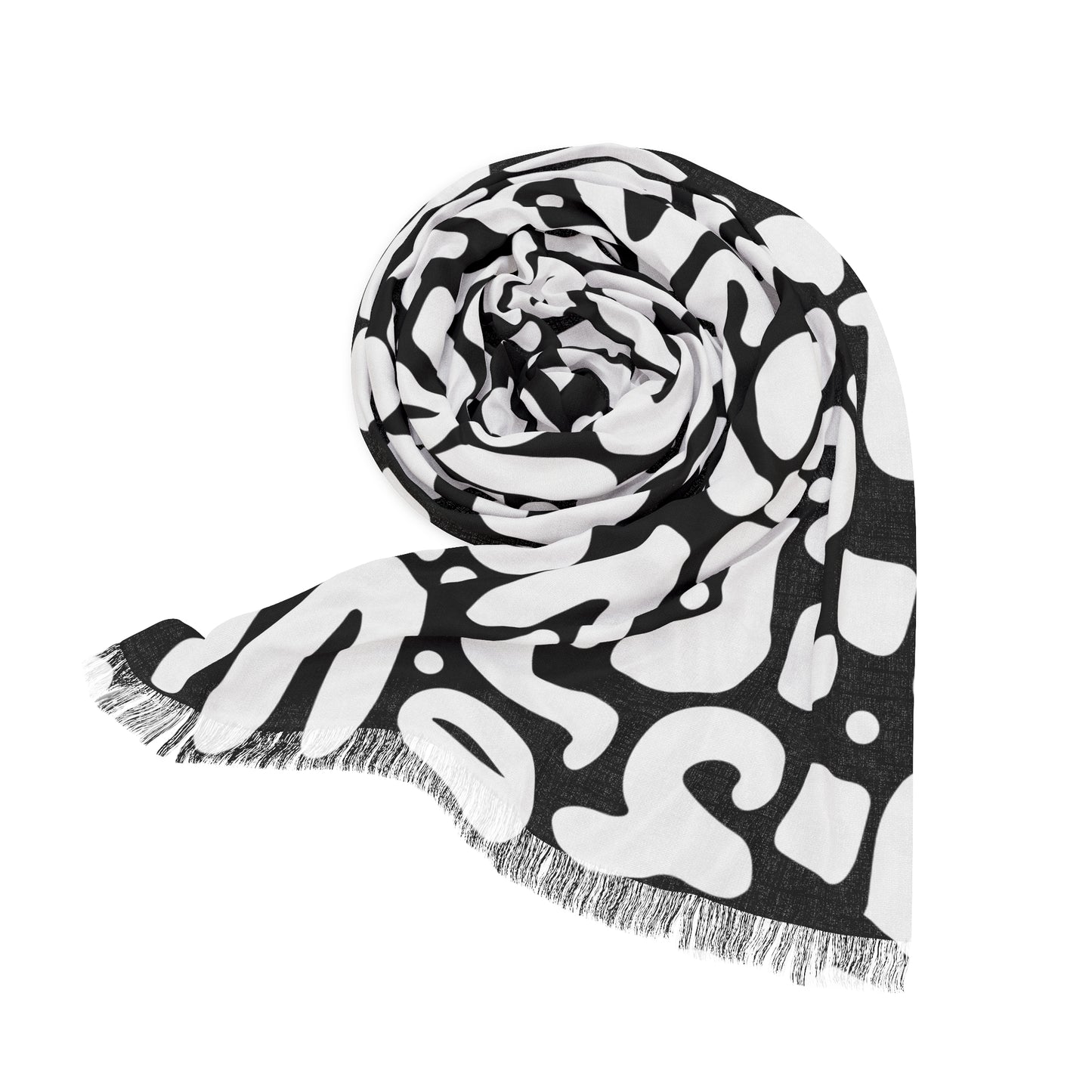 Black $ White DooDad Light Scarf