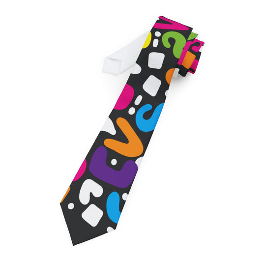 Colored Doodad Necktie