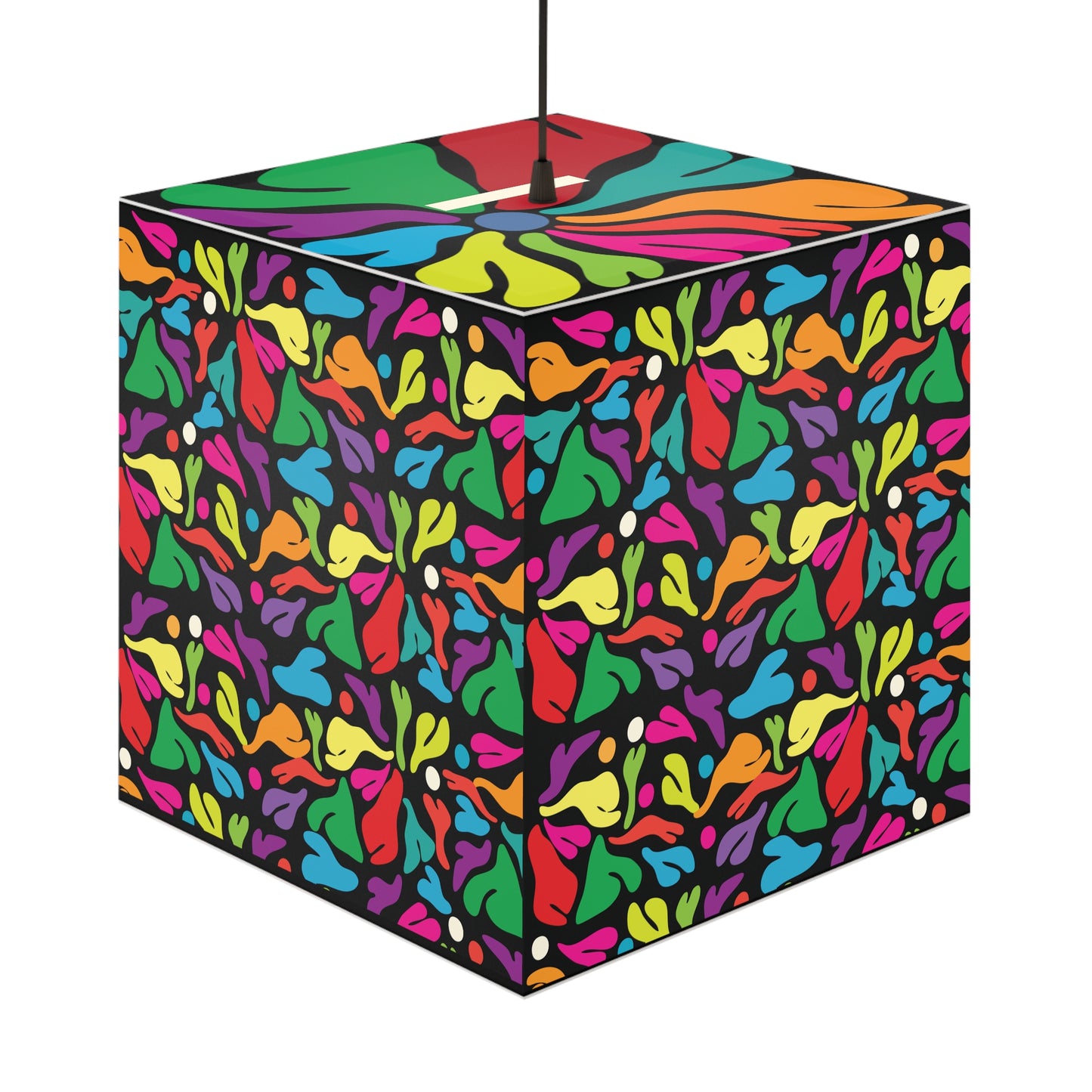 Flower Party Light Cube Lamp