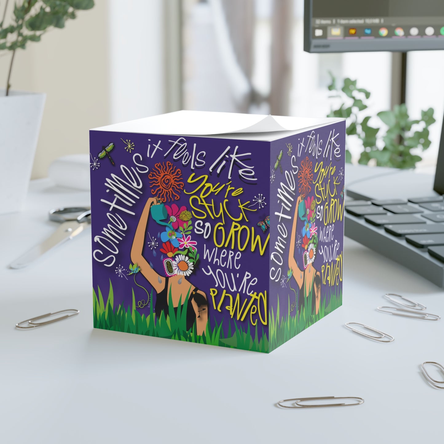 Grow Note Cube