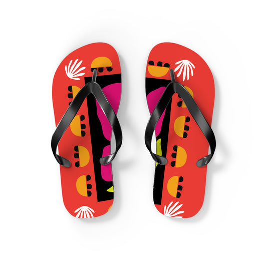 Pink Petal Pop Flip Flops