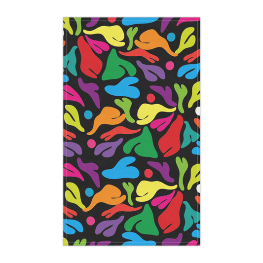 Flower Party Tea Towels (cotton, poly)