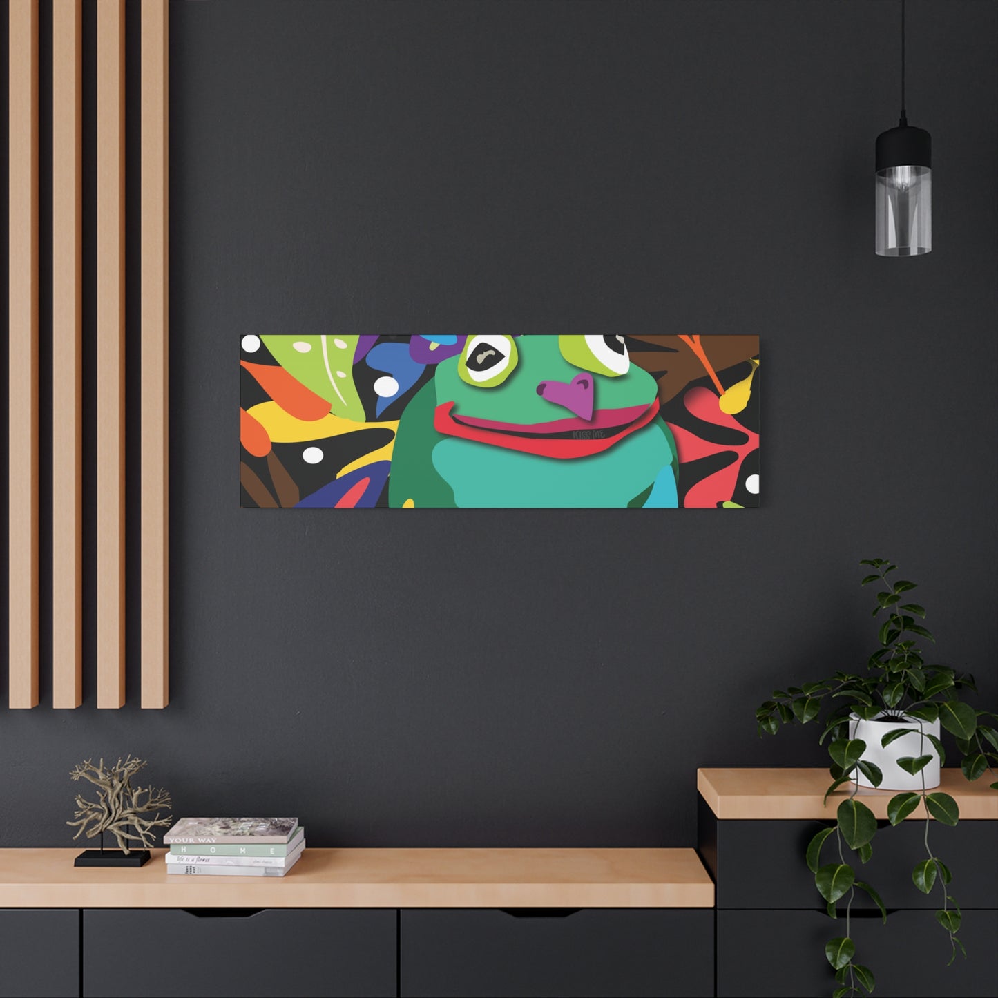 Frogalicous Matte Canvas, Stretched, 1.25"