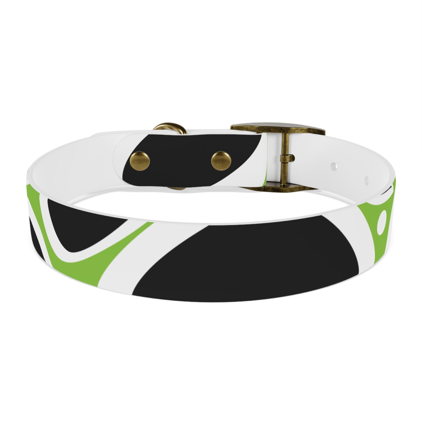 Lime Vivid Petal Edge Dog Collar
