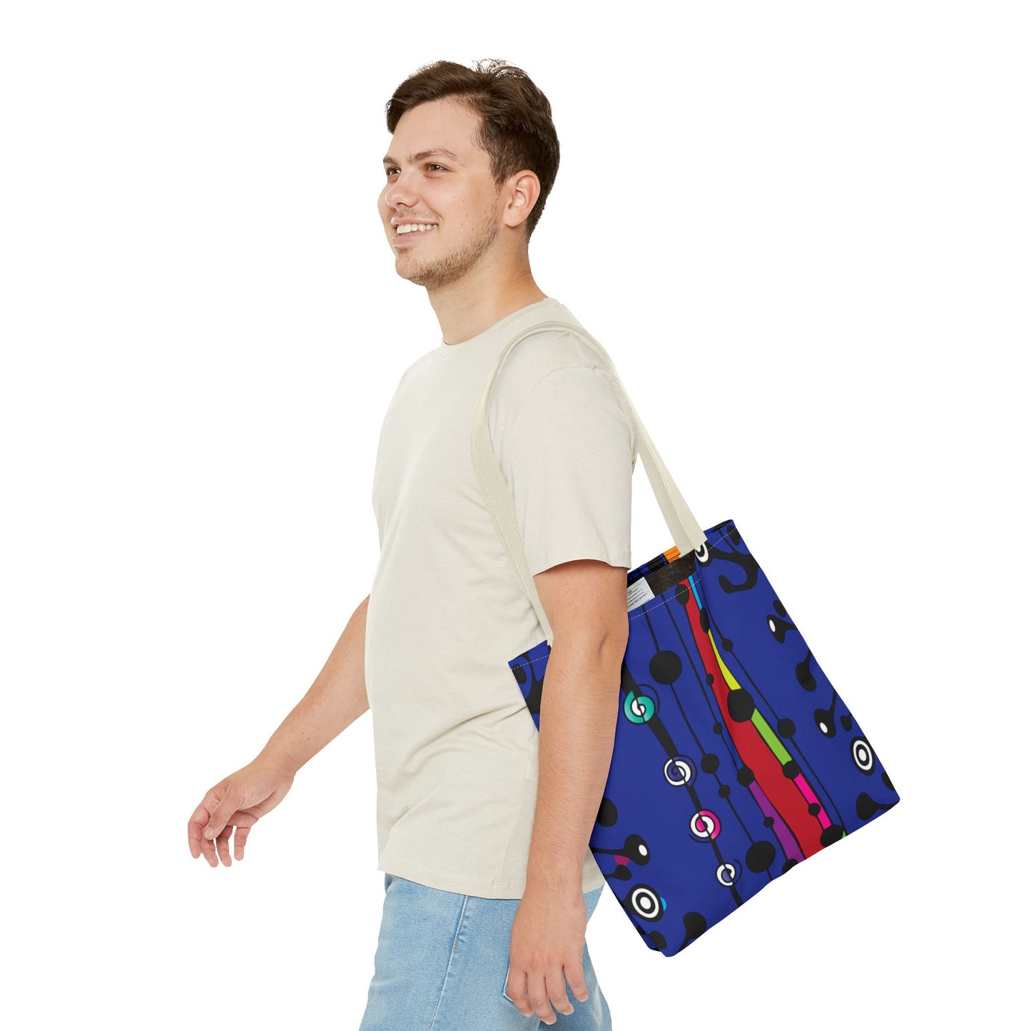 Blue Groove Tote Bag