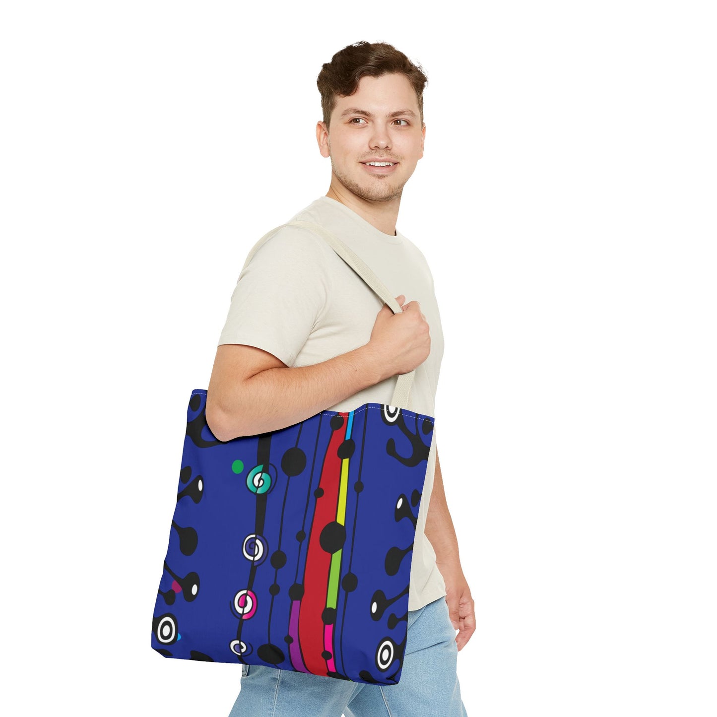 Blue Groove Tote Bag
