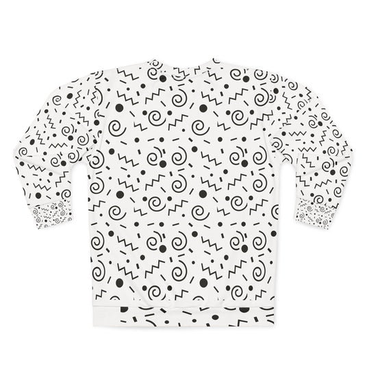 Black and White Unisex Sweatshirt