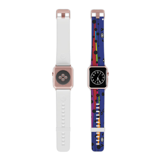 Blue Groove Watch Band for Apple Watch