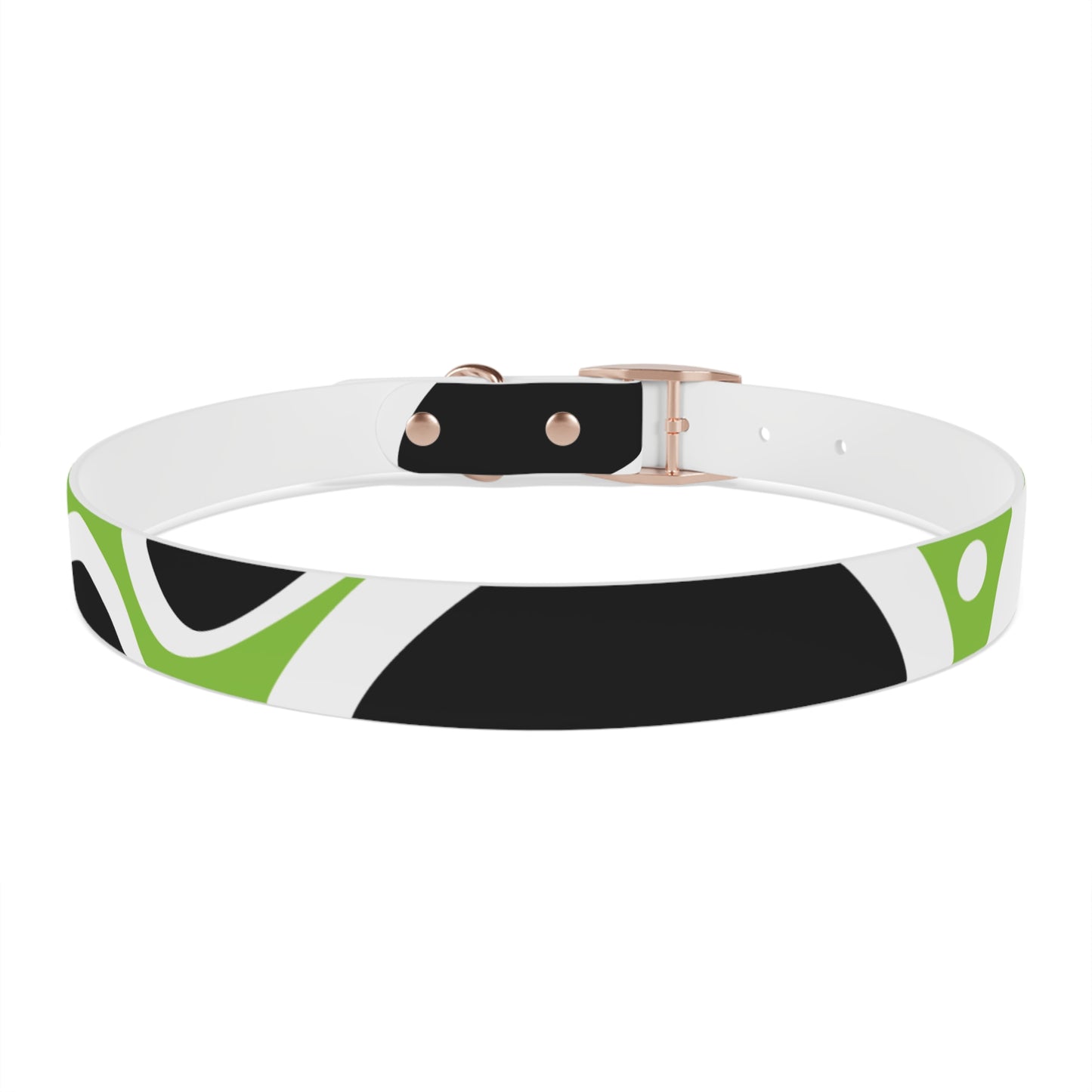 Lime Vivid Petal Edge Dog Collar