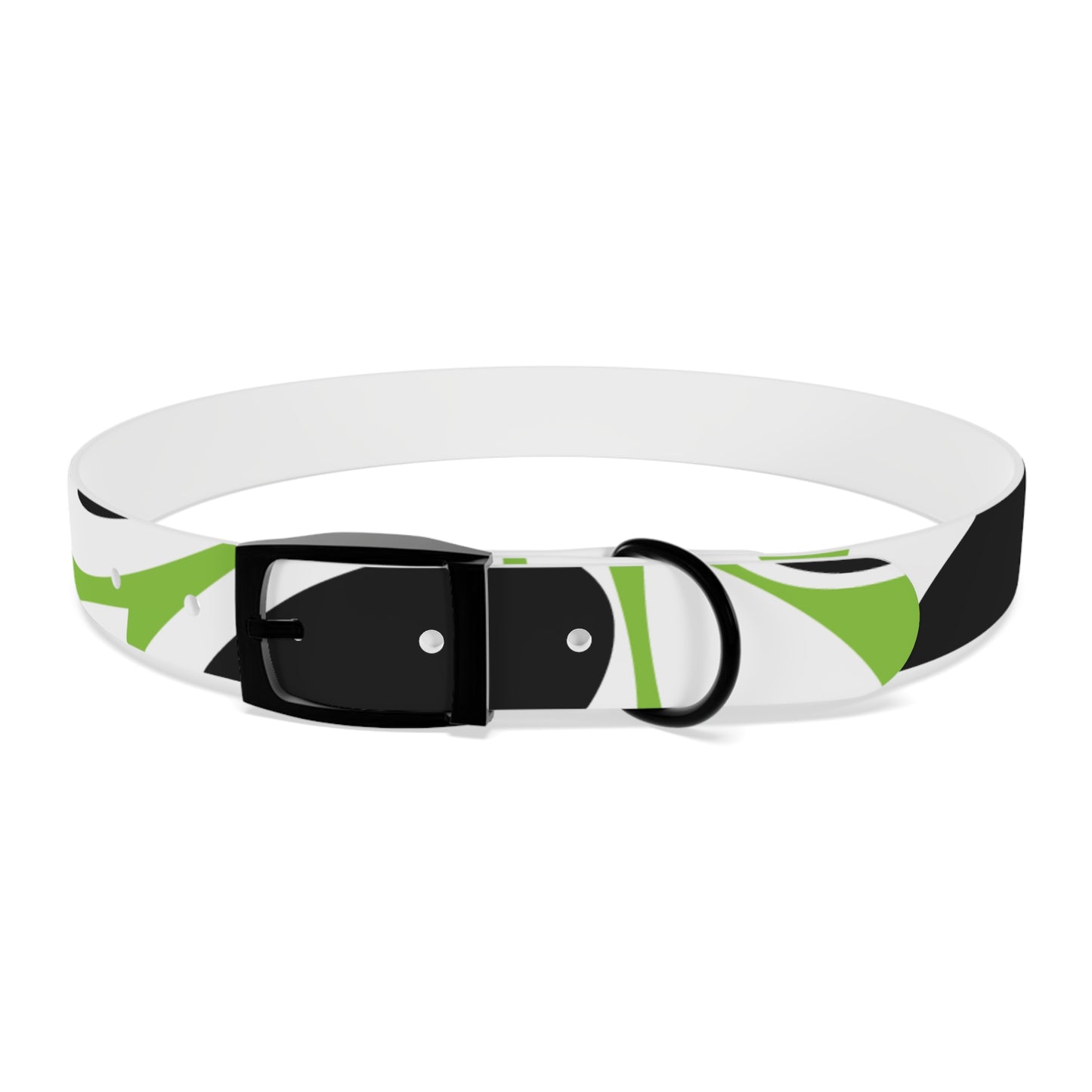 Lime Vivid Petal Edge Dog Collar